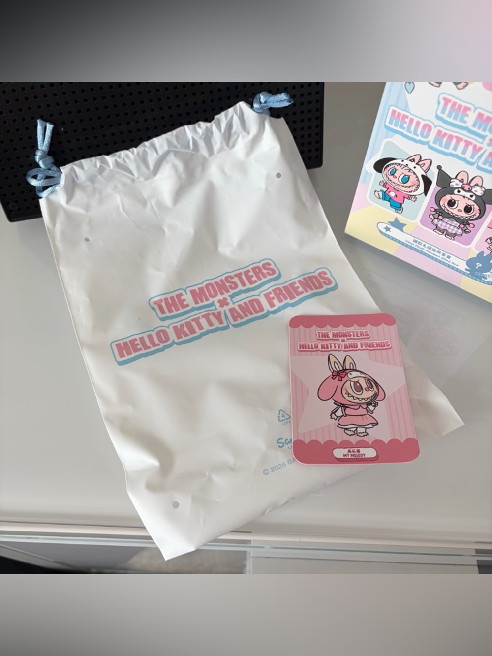 NIB Pop Mart Labubu The Monsters Hello Kitty and Friends Blind Box - My Melody - Picture 6 of 8